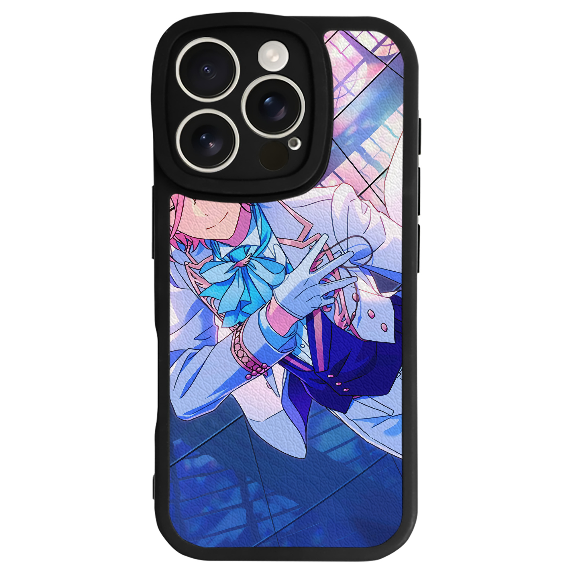 （画像用） あんさんぶるスターズ! Ensemble Stars 【iPhone 16シリーズ対応】シリコンスマホケース（レザー調） 材質：シリコン